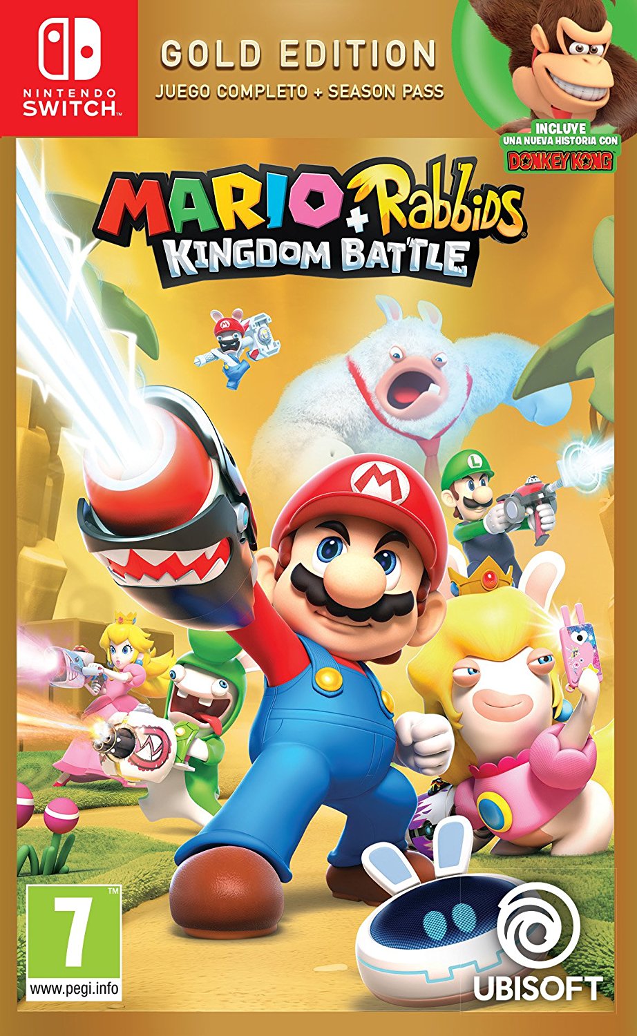 SWITCH MARIO + RABBIDS KINGDOM BATTLE GOLD